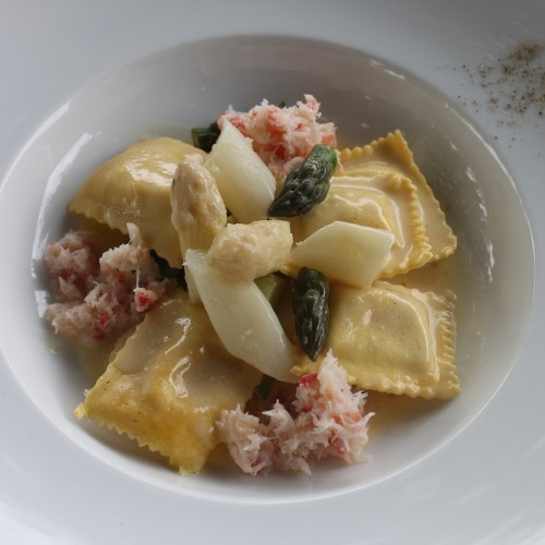 ravioli krab etenswaar